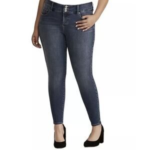 Torrid Plus 16XT Jegging Skinny High Rise Jean Super Soft Denim Stretch 3 Button